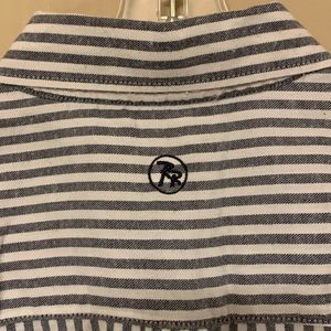Rail Riders Blue and White Striped Shirt size 2X